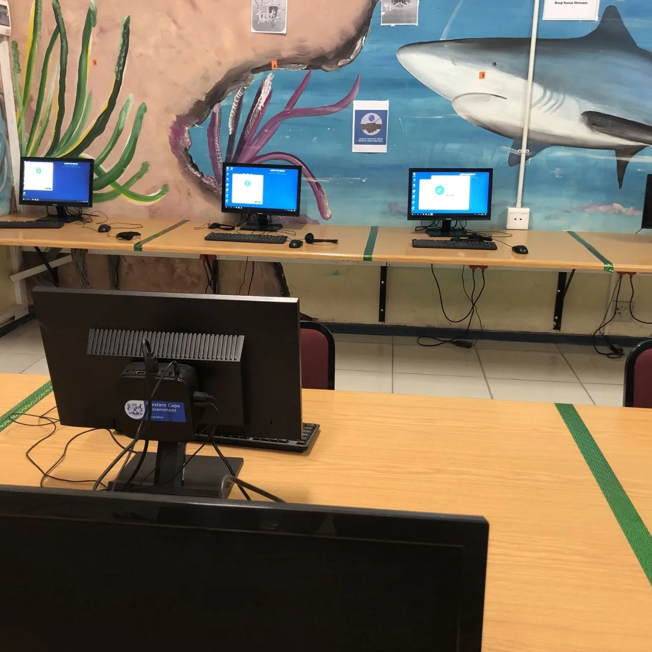 Computer lab completed for a school